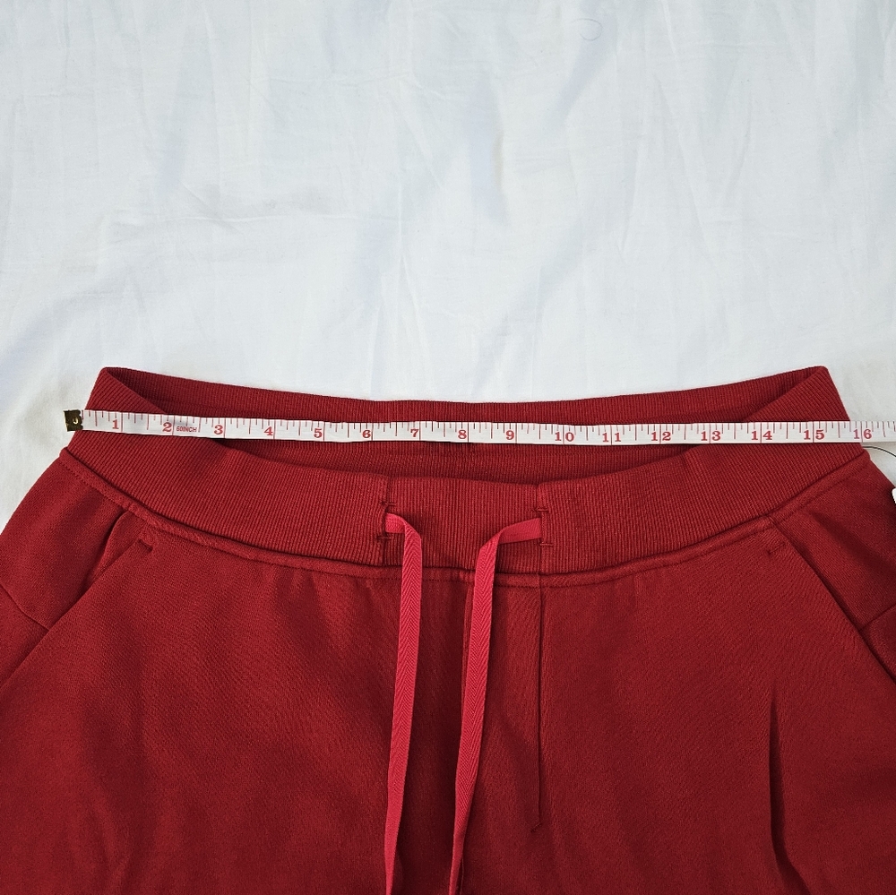 Lululemon Classic Fit Fleece Jogger CLCN College Crimson Pants Men's Size Large - Picture 7 of 9
